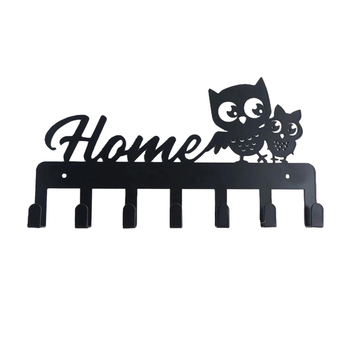 Maxbell Clothes Hook Farmhouse Decor Iron for Hanging Coat Laundry Room Entryway with 4 Owl