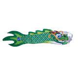 Max Creative Dragon Flag Outdoor Windsock Carp Streamer Hanging Decor Green