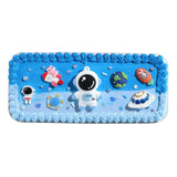 Maxbell Cute DIY Pencil Case Pencil Box Set for Kids Durable Accessory Handicrafts Astronaut