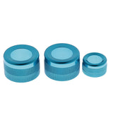 Max Maxb 3 Pieces A/C Control Radio Volume Knob Ring Trim for BMW 1 2 3 Series Blue