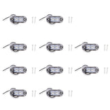 Max 10 Pieces 12V-24V Car Truck Trailer Indicator Side Marker 2LED Lights White