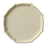 Max Colorful Wood Dried Fruit Plate Snacks Dessert Serving Tray Beige