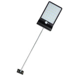 Maxbell Solar LED Sensor Pathway Light Outdoor Yard Lamp with Pole Black with Pole