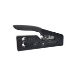 Maxbell Pass through Crimper Cutter Stripper Network Wire Crimping Tool Black