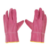 Max Cowhide Leather Work Gloves Motorcycle DIY Yardwork Construction