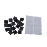 Max 20 Pieces Aluminum Radiators Heat Sinks 18x18x5mm + Pre-applied Thermal Tape