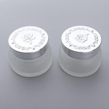 Max 2x Empty Glass Makeup Cream Jar Lotion Bottle Cosmetic Container Filling 50g