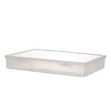 Maxbell File Container Box Transparent Dustproof for Documents Project Case School L
