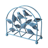 Maxbell Tissue Dispenser Bird Organizer Napkin Holder for Cafe restaurant blue