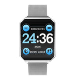 Maxbell Smart Watch Fitness Bracelet Heart Rate Monitor Support for IOS 8.0 Silver