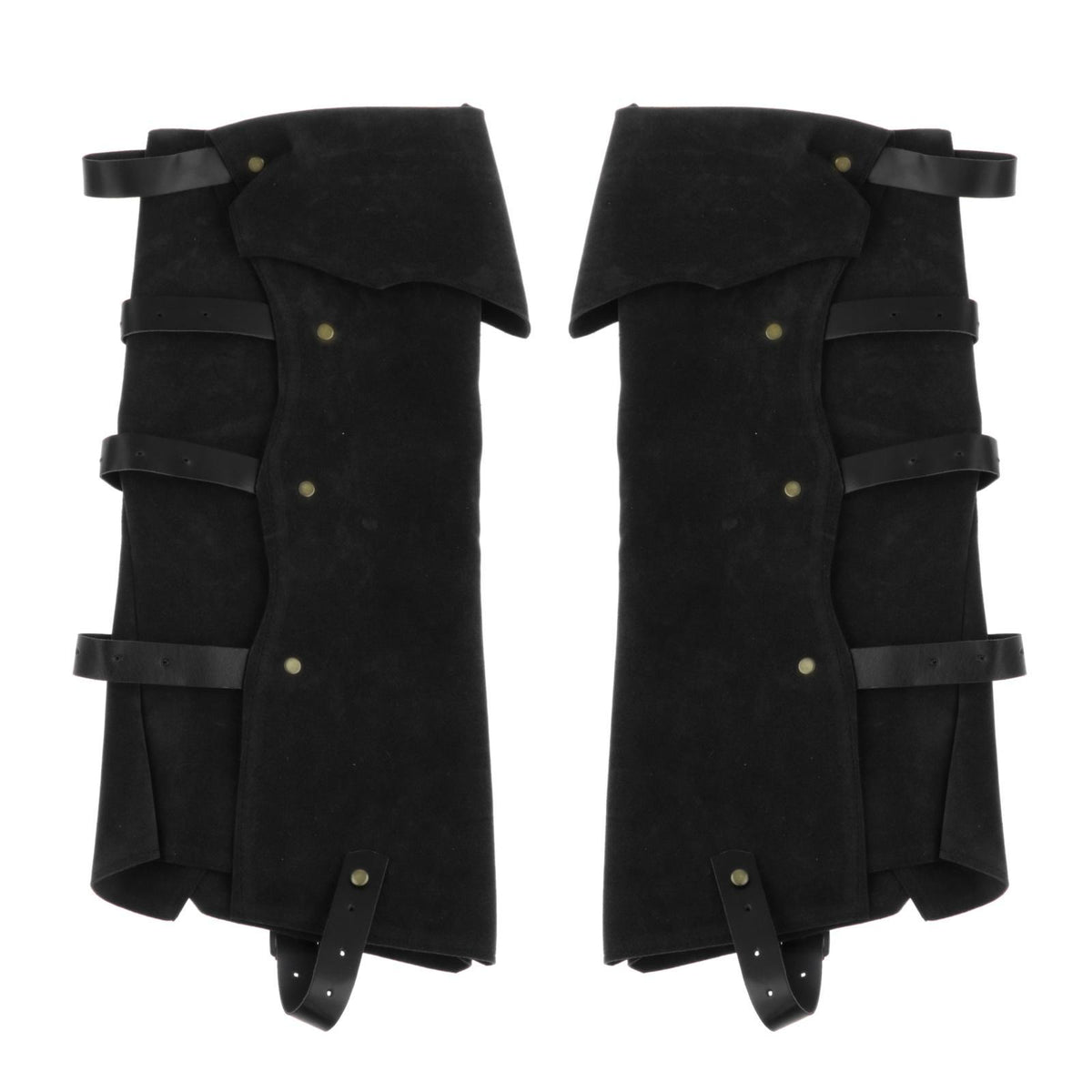 Maxbell Pirate Boot Covers Costume Accessories PU Cosplay Steampunk Boots Case Black