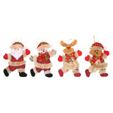 Maxbell Maxbell 4x santa claus Ornaments Doll for party Supplies Festival