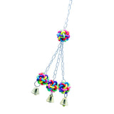 Maxbell Pet Bird Parrot  Biting Ball Toys with Bells Hanging Pet Parrot Supplies