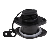 Maxbell Universal PVC Scupper Drain Valve Cap for Kayak Inflatable Boat 24mm Black
