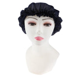 Max Portable Vintage Retro Royal Court/Nobility Style Lace Sleep Caps Navy Blue