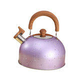Maxbell 2L Whistling Kettle Cookware Anti Heat Handle Teapot for Induction Cookers Purple