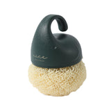 Maxbell Versatile Dish Cleaning Ball Sink Brush with Handle for Bowl Dish Countertop Green