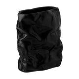 Maxbell Nordic Style Ceramic Flower Vase Modern Art for Home Desktop Decoration Black 17.5cmx20.5cm