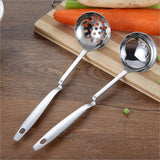 Max Stainless Steel Soup Spoon Ladle Skimmer Colander Filter Scooping Ladle