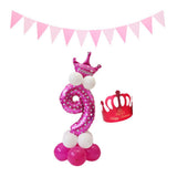 Max Maxb Happy Birthday Latex Balloons Number Column Stand Balloon Party Decor 10