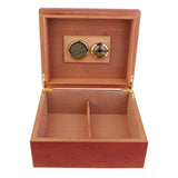 Maxbell Spanish Cedar Cigar Humidor With Humidifier Hygrometer Cigar Box Brown