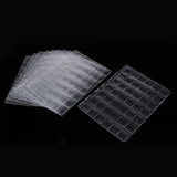 Max 10 Pieces 42-Pocket 3-Holes Coin Holders Collection Album Protector Sheets