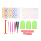 Maxbell 22 Pieces/Set 5D Diamond Painting Cross Stitch Tool Kits