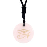 Maxbell Egyptian Eye of Horus Necklace Eye of Horus Pendant for Boys Girls Men Woman Pink