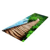 Max 120x40cm Floor Mat Runner Kitchen Non-slip Area Rug River and Bridge