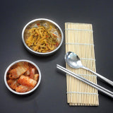 Max Stainless Steel Double Wall Seasoning Dish Sauce Vinegar Dipping Bowl 11.5cm
