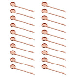 Max 20Pcs blank cabochon beads hair clip setting base round 12mm Rose Gold