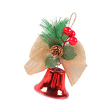 Maxbell Bells Bow Ornament Novelty Craft Christmas Decorations for Holiday Party 1 Red