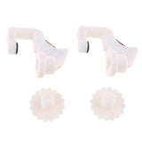 Max 2 Pcs Gaming Trigger Button Smartphone Game Handle Grip Touch Artifact White