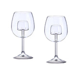 Maxbell Creative Red Wine Glass Set with Built in Aerator Western Restaurant Style C