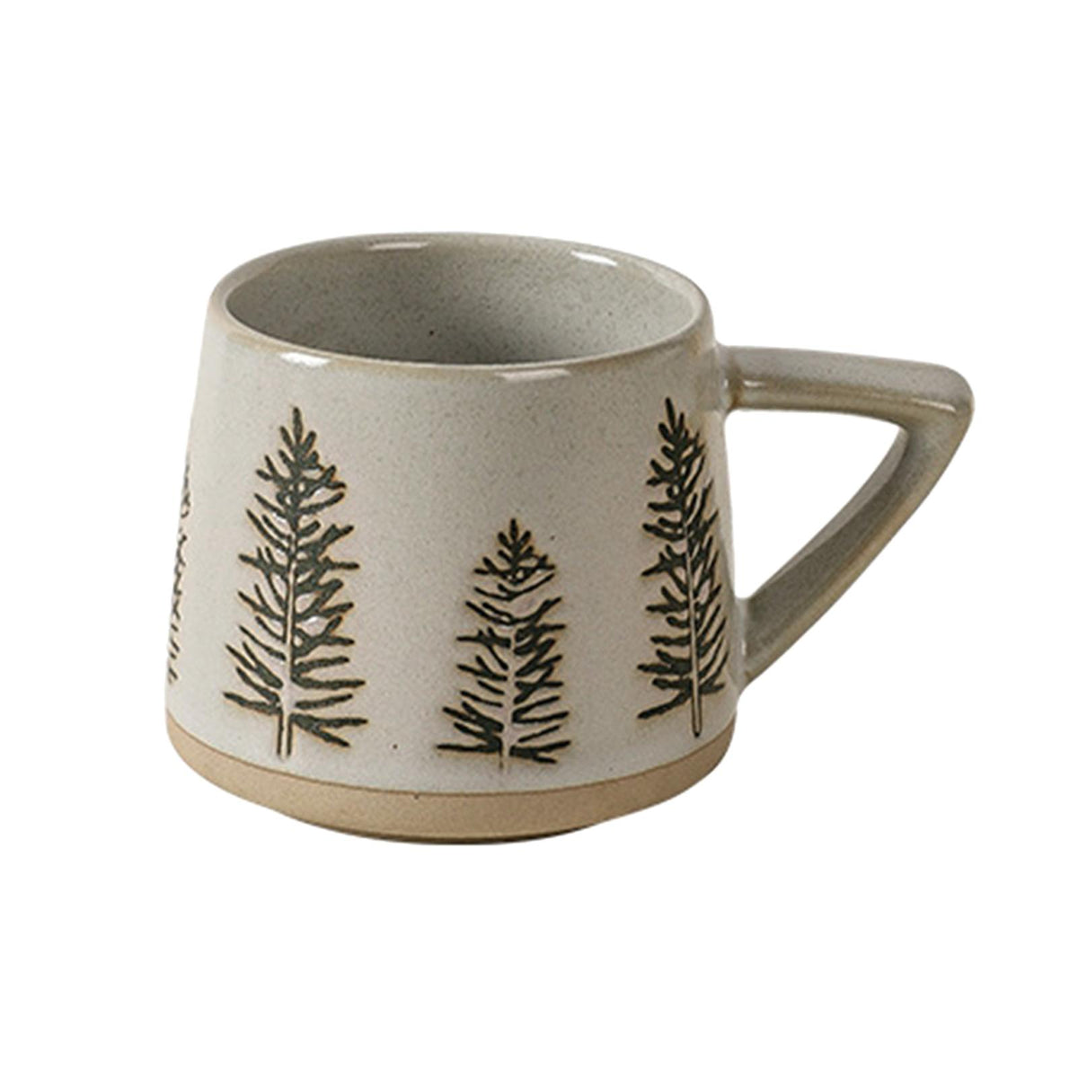 Maxbell 400ml Coffee Cup Drinking Cups Espresso Mug Retro for Yogurt Office Travel tree