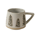 Maxbell 400ml Coffee Cup Drinking Cups Espresso Mug Retro for Yogurt Office Travel tree