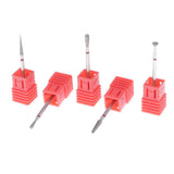 Maxbell 5Pcs Emery Manicure Pedicure Grinding Head Cuticle Clean Nail File Drill Bit