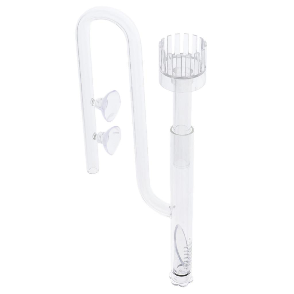 Maxbell Transparent Fish Tank Pipe Surface Skimmer Inflow Outflow Tube Φ17