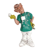Maxbell Modern Doctor Statue Small Figurine Art Crafts for Bookshelf Desk Ornament 10.5cmx7cmx13.5cm