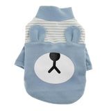 Maxbell Dog Winter Coat Warm Vest Clothes Apparel for Small Medium Dog Cat blue