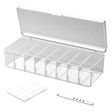 Maxbell Desktop Cable Storage Box Multifunction Wire Cord Management Case for Home Clear