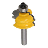 Max 8mm Shank Flute Molding Router Bit Woodworking Milling Cutter Tools Yellow