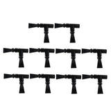 Maxbell 10 Pcs Aquarium Water Outlet Duckbill Return Pipe End Outflow Black