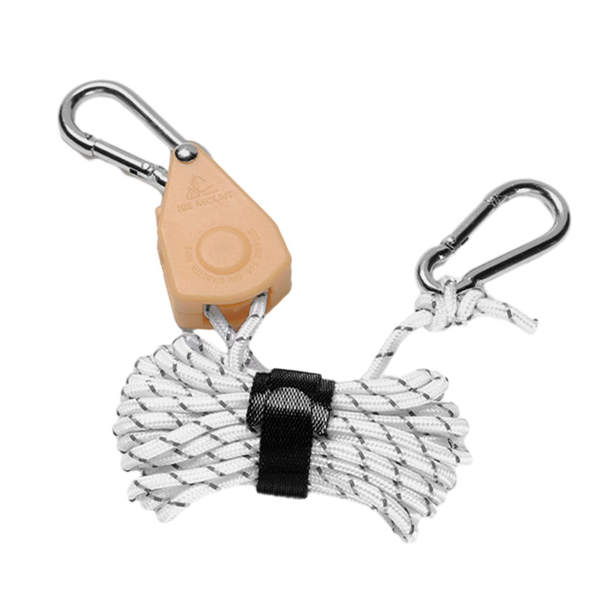 Maxbell Ratchet Pulley Rope Hanger Cord Lanyard for Gardening Camping Backpacking