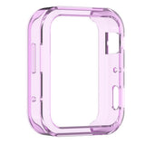 Maxbell New Soft Smart Watch Case Housing Frame Protector For Xiaomi Clear Purple