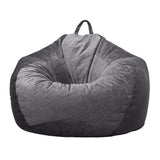 Max Kids Stuffed Animals Storage Suede Bean Bag Cover 90x11cm Dark Grey - Aladdin Shoppers