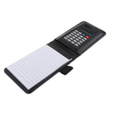 Max Faux Leather Waterproof Top Hardcover Notes Book with Calculator Black
