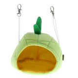 Maxbell Small Pet Hamster Hammock Cartoon Fruit Nest Hanging Bed Green Pineapple