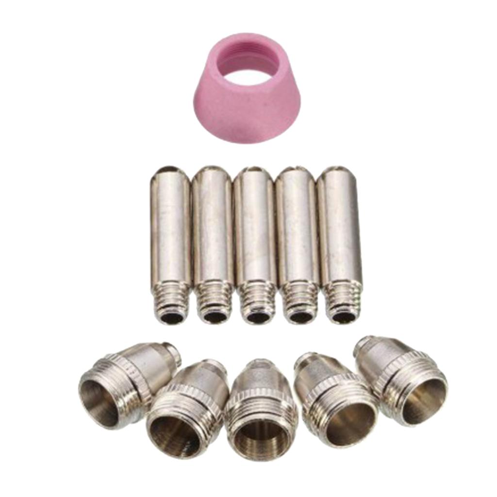 Max SG-55 AG-60 WSD-60 Plasma Cutter Cutting Torch Tip Nozzles Consumables 11pcs