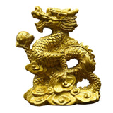 Maxbell Resin Dragon Figurines Home Decorative for Living Room Desk Entrance Cabinet S